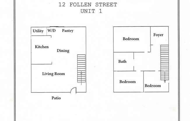 3 beds, 1 bath, 1,410 sqft, $5,895, Unit P1