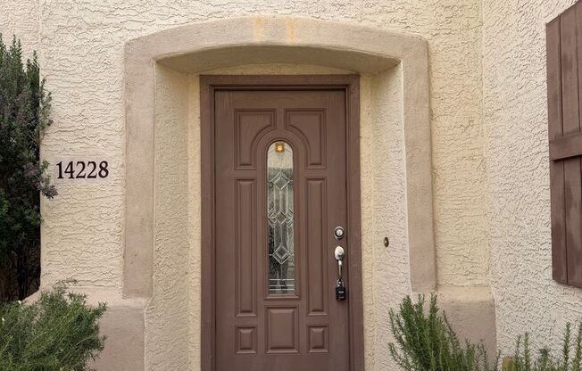 Community pool and a low maintenance yard