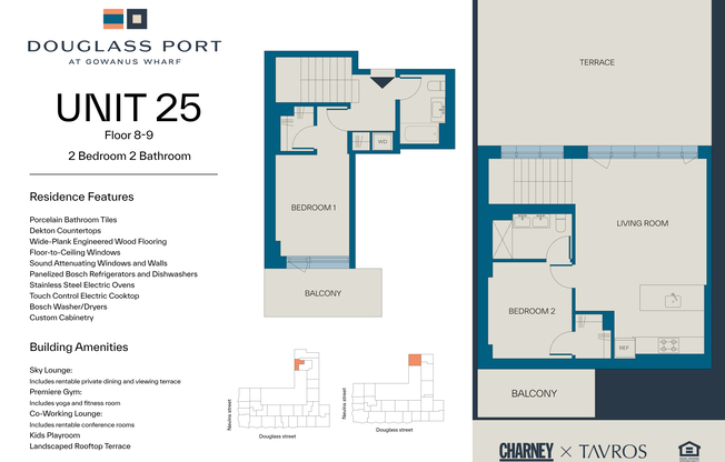 2 beds, 2 baths, $11,400, Unit 825