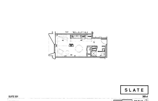 Studio, 1 bath, 389 sqft, $1,499