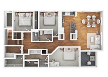 3 beds, 2 baths, 1,321 sqft, $2,094