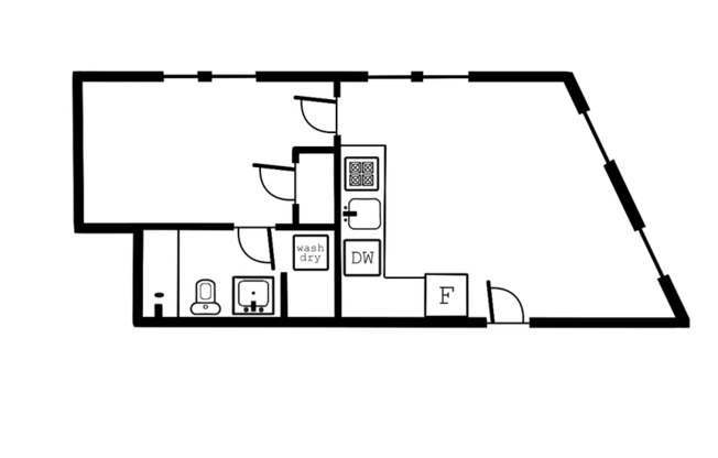 1 bed, 1 bath, $1,950, Unit 19