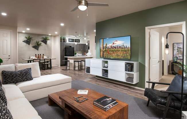 living room of a 2 bed room