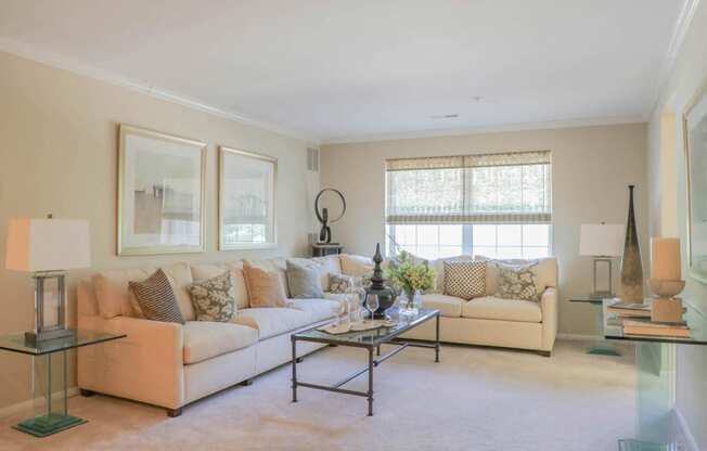 Modern Living Room at Cascades Overlook Apts., Maryland, 21117
