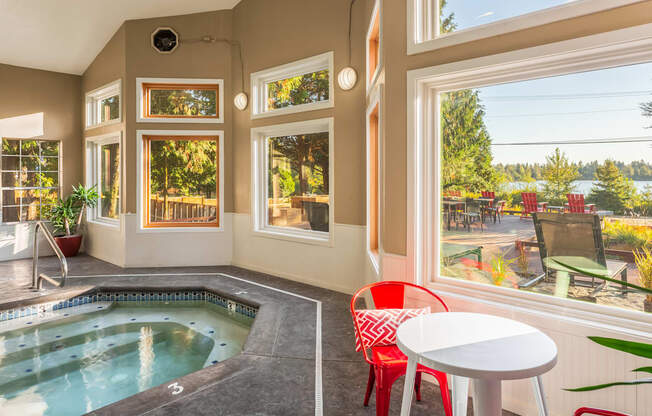 Spa views at Artesia