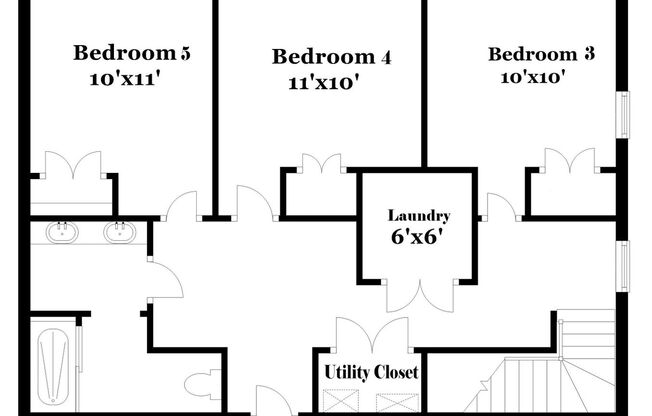 5 beds, 2 baths, 1,528 sqft, $7,249, Unit 727-D