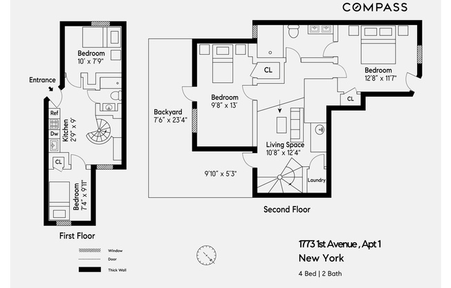 4 beds, 2 baths, $5,895, Unit 1