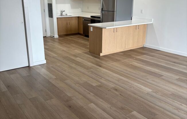 Studio, 1 bath, 580 sqft, $1,395, Unit 107