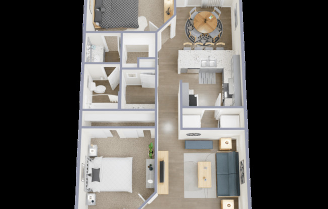 2 beds, 1 bath, 912 sqft, $1,315