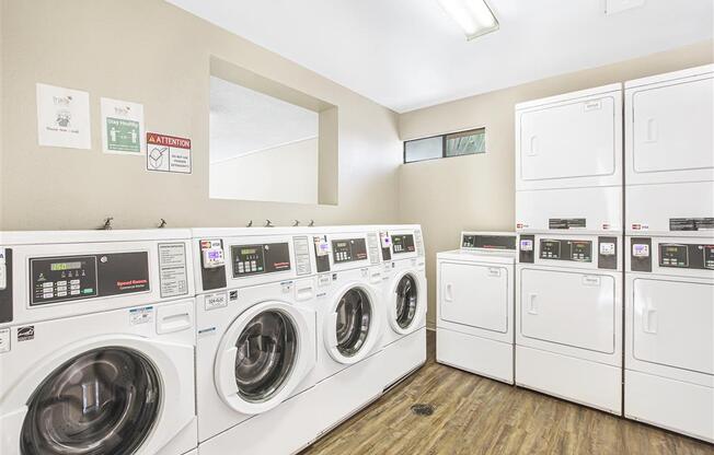 Bright Laundry Room at The Trails at San Dimas, California