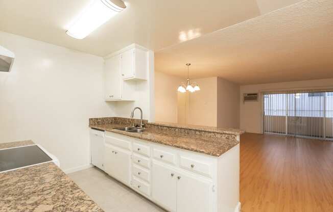 Kitchen with White Appliances and White Cabinets