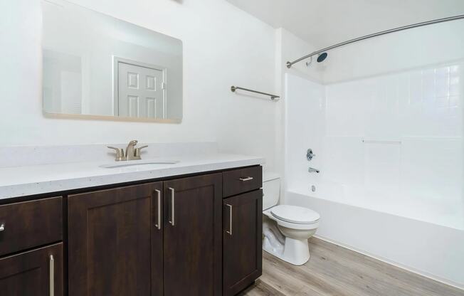 Single Vanity with Ample Cabinet Space