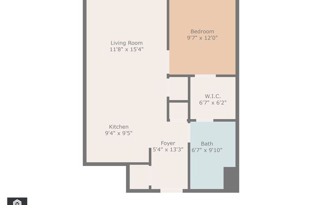 1 bed, 1 bath, 679 sqft, $1,095, Unit #305