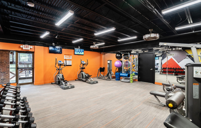 Spacious Fitness Area | Apartments For Rent Maryland Heights Missouri | Haven on The Lake