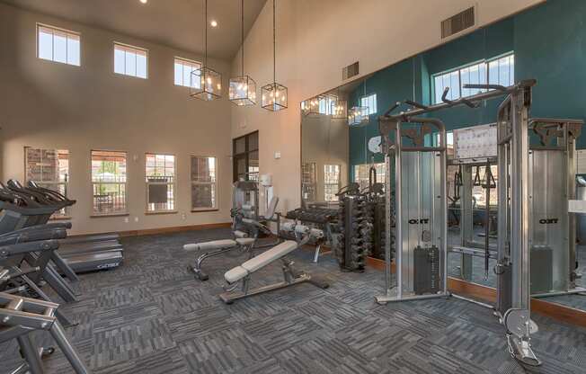 Fully-Equipped Fitness Center at Retreat at the Flatirons, 80020, CO
