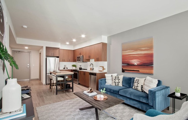 Tempo PDX Model Living Room