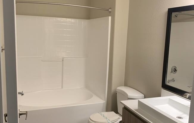 Bathroom in Renovated 3bedroom at Trails at San Tan in Gilbert AZ