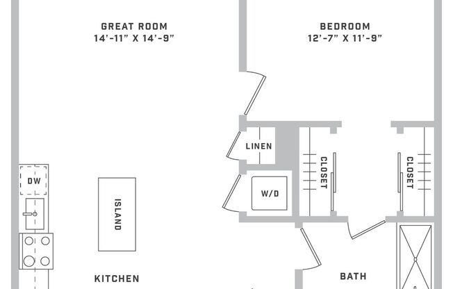 1 bed, 1 bath, 736 sqft, $2,595, Unit 26-521
