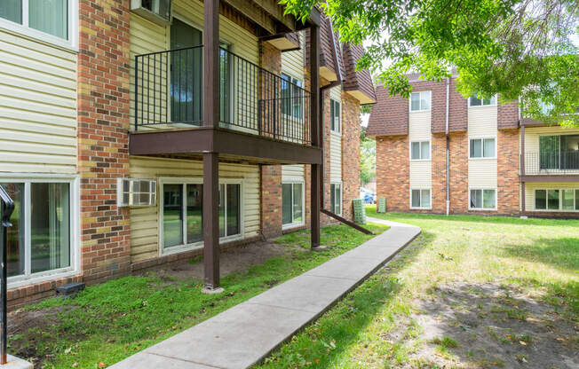 our apartments offer a walkway to the community