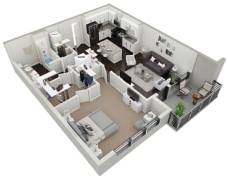 1 bed, 1 bath, 851 sqft, $2,099