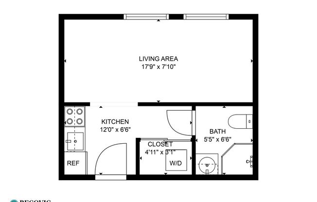 Studio, 1 bath, 225 sqft, $1,365, Unit 301