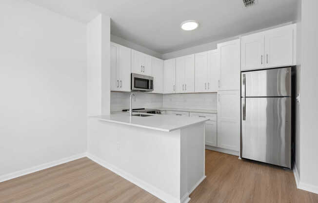 Kitchen with Stainless Steel Appliances