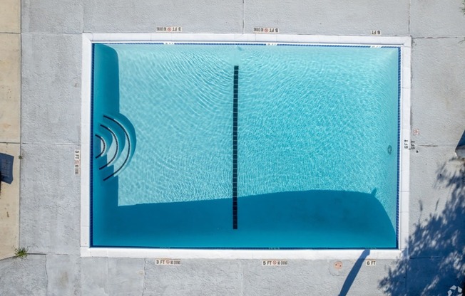 Sparkling Blue Swimming Pool