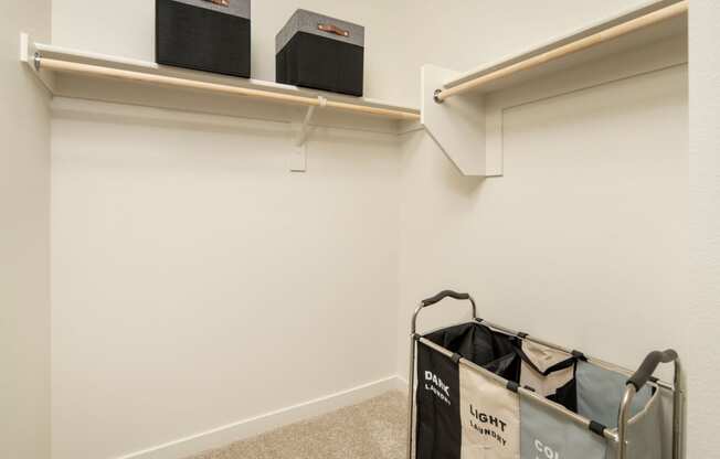 Closet at Streamliner 67th in Phoenix Arizona