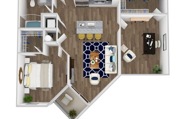 1 bed, 1 bath, 872 sqft, $2,295, Unit 4-211