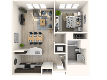 1 bed, 1 bath, 825 sqft, $3,233