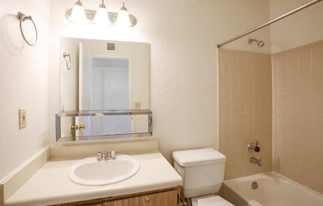 Bathroom at Acacia Hills Apartments in Tucson Arizona