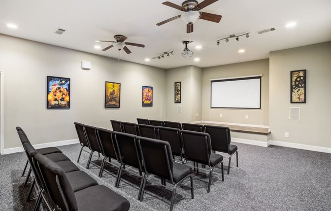 Media Room at Cornerstone Ranch, Katy, TX, 77450