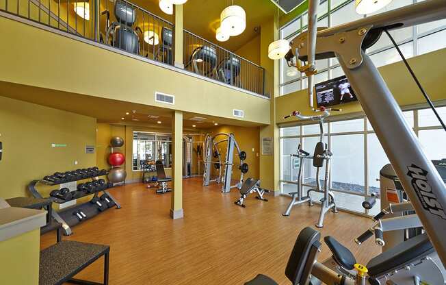 State-of-the-Art Fitness Center and Gym at Apartments in Dallas Area