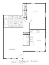 1 bed, 1 bath, 540 sqft, $1,055