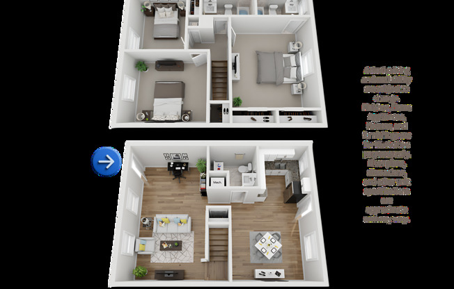 3 beds, 2.5 baths, 1,600 sqft, $1,696, Unit F5