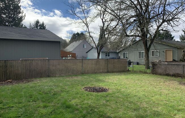 Four bedroom, two bath family home on quiet Beaverton street