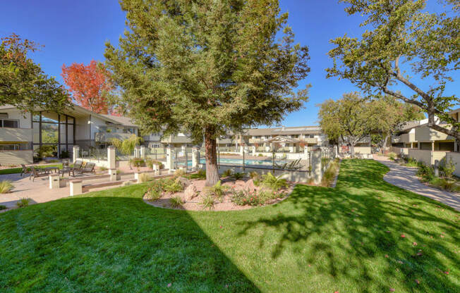 Courtyard With Green Space at Balboa, California, 94086