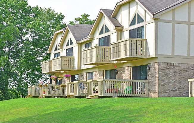 Private Balconies and Patios at Tanglewood Apartments, Oak Creek