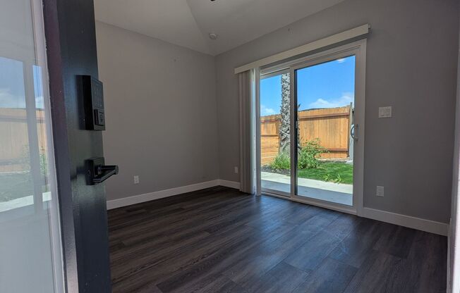 Fenced Private Yard in Newer Build Studio Home for Rent, Available Immediately