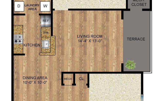 2 beds, 2 baths, 1,008 sqft, $2,845