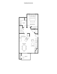 1 bed, 1 bath, 738 sqft, $1,710