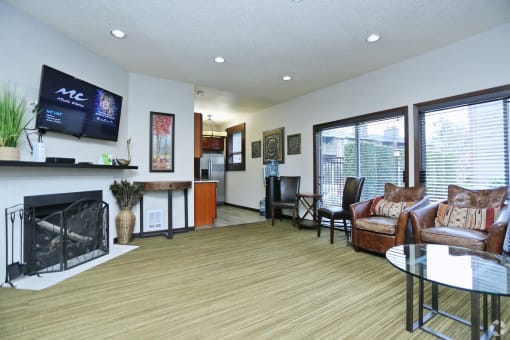 Community Room at Sunset Park Apartments, Seattle, WA