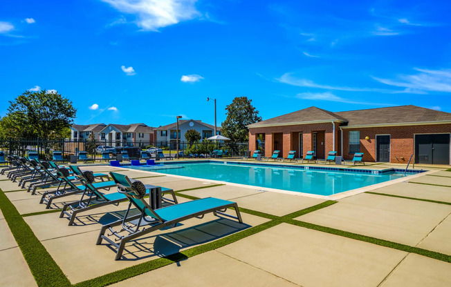 Swimming Pool area at The Luxe of Southaven, Southaven, MS