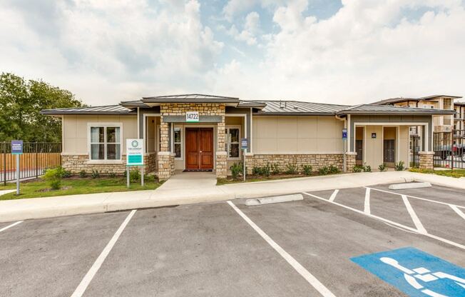 Leasing Center External View at CLEAR Property Management , The Lookout at Comanche Hill Apartments, San Antonio, TX, 78247