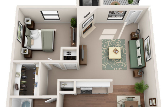 1 bed, 1 bath, 700 sqft, $1,149