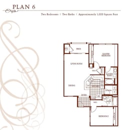 2 beds, 2 baths, 1,020 sqft, $2,991