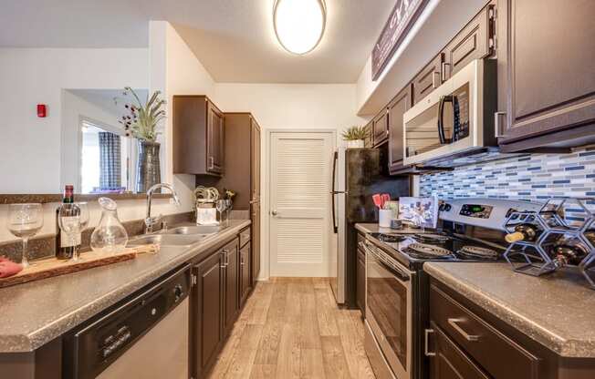 kitchen with cabinets and appliances  at Solana Ridge, Temecula