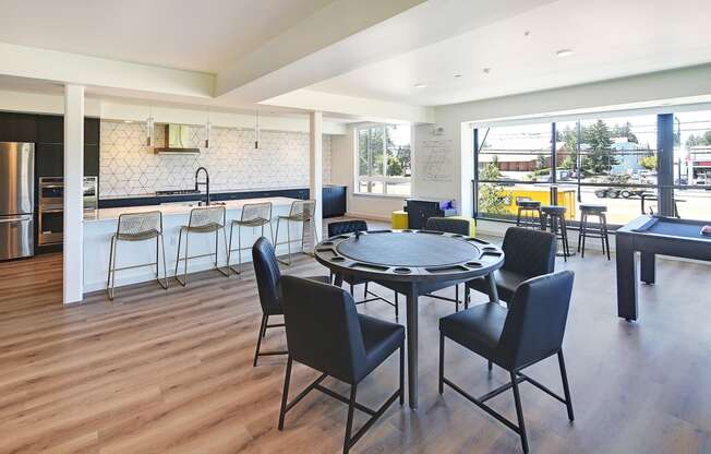 Geo Apartments Clubhouse Seating Area