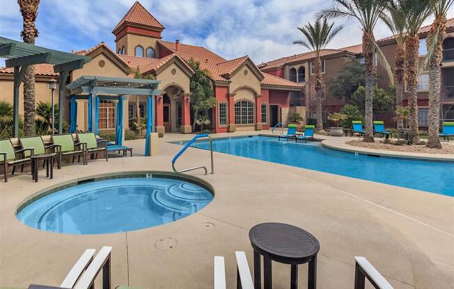Montecito Pointe Hot Tub And Pool in Las Vegas Rentals