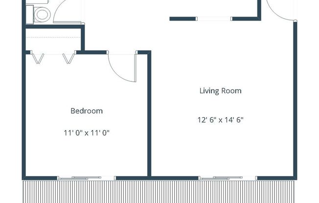 1 bed, 1 bath, 450 sqft, $1,245, Unit 2512-0433